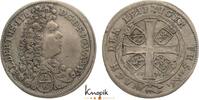Sachsen-Coburg 1/6 Taler Albrecht III. 1680-1699. -