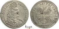 Sachsen-Coburg 1/6 Taler Albrecht III. 1680-1699. -