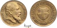 Baden-Durlach Cu Gedenkkreuzer Friedrich I. 1852-1907. -