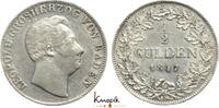 Baden-Durlach 1/2 Gulden Leopold 1830-1852. -
