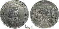 Sachsen-Coburg 2/3 Taler Albrecht III. 1680-1699. -