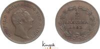 Baden-Durlach Cu 1/2 Kreuzer Leopold 1830-1852. -