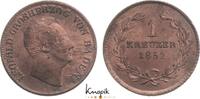 Baden-Durlach Cu Kreuzer Leopold 1830-1852. -