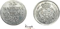 Brandenburg-Ansbach 2 1/2 Kreuzer Landmünze 1 Christian Friedrich Karl Alexander 1757-1791. -