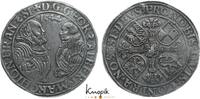 Brandenburg-Franken Taler 1544 Georg und Albrecht 1527-1543. kl. Schrötlings- bzw. Stempelfehler, fast vorzüglich