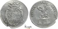 Hessen-Kassel 1/8 Taler 1724 Karl 1670-1730. Schrötlingsfehler am Rand, sehr schön