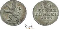 Hessen-Kassel 1/24 Taler 1805 F Wilhelm I. 1803-1821. vorzüglich