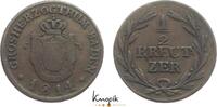 Baden-Durlach Cu 1/2 Kreuzer Carl Ludwig Friedrich 1811-1818. -