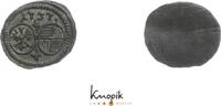 Brandenburg-Ansbach Einseitiger Pfennig Karl Wilhelm Friedrich 1729-1757. -