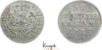 Brandenburg-Ansbach 2 1/2 Kreuzer Landmünze 1 Christian Friedrich Karl Alexander 1757-1791. -