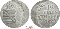 Sachsen-Albertinische Linie 1/12 Taler Anton 1827-1836. -