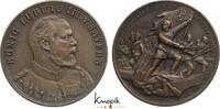 Erster Weltkrieg Bronzemedaille 1914 Ludwig III. von Bayern *1845 München, +1921 Sárvár, Ungarn. vorzüglich
