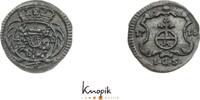 Sachsen-Albertinische Linie Pfennig Friedrich August I. 1694-1733. -