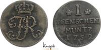Brandenburg-Preußen Cu Pfennig Friedrich II. 1740-1786. -