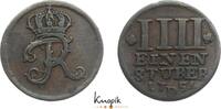 Brandenburg-Preußen Cu 1/4 Stüber 1 Friedrich II. 1740-1786. -