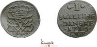 Dänemark 1 Skilling Friedrich IV. 1699-1730. -