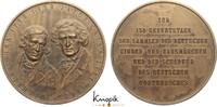 Personenmedaillen Bronzemedaille 1935 Grimm, Wilhelm und Jakob. etwas fleckig, vorzüglich