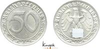 Drittes Reich 50 Reichspfennig Kursmünzen 1933-1945. -