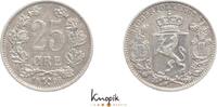 Norwegen 25 Öre 1 Oskar II. 1872-1905. -