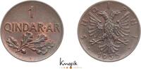 Albanien 1 Qindar Ar Zogu I. 1928-1939. -
