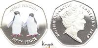 Britisches Antarktis-Territorium 50 Pence Elisabeth II. 1952-2022. -