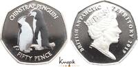 Britisches Antarktis-Territorium 50 Pence Elisabeth II. 1952-2022. -