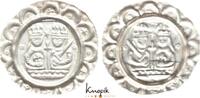 Donauwörth, königliche Münzstätte Brakteat Heinrich VI. 1190-1197. -