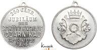 Schützenmedaillen versilberte Bronzemedaille Czarnikau / Czarnków, Polen -