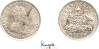 Australien Threepence Edward VII. 1902-1910. -