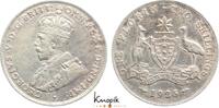 Australien 1 Florin / 2 Shillings George V. 1910-1936. -