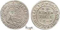 Sachsen-Albertinische Linie 1/24 Taler Friedrich August I. 1694-1733. -
