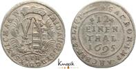 Sachsen-Albertinische Linie 1/12 Taler Friedrich August I. 1694-1733. -