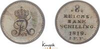 Dänemark 8 Reichsbank Schilling Frederik VI. 1808-1839. -