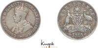 Australien Threepence George V. 1910-1936. -