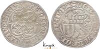 Sachsen-Kurfürstentum seit 1423 Schwertgroschen 1457 Kurfürst Friedrich II., der Sanftmütige von Sachsen 1428-1464. vorzüglich