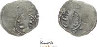 Coburg, wettinische Münzstätte Pfennig Friedrich III. der Strenge 1353-1381. -