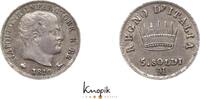 Italien-Königreich (unter Napoleon) 5 Soldi Napoleon I. 1804-1814. -