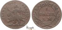 Schweden Cu 1 Daler Karl XII. 1697-1718. -