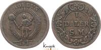Schweden Cu 1 Daler Karl XII. 1697-1718. -