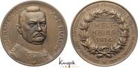 Erster Weltkrieg Bronzemedaille Bülow, Karl Wilhelm Paul von, Generalfeldmarschall *1846, +1921. -