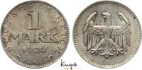 Weimarer Republik 1 Mark Kursmünzen 1918-1933. -