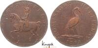 Großbritannien-Token Kupfer Halfpenny Hampshire 1700-1900. -