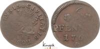 Mecklenburg-Rostock, Stadt Cu 6 Pfennig 1762 sehr selten, Prägeschwäche,... 75,00 EUR  zzgl. 4,00 EUR Versand