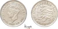 Zypern 4 1/2 Piasters 1938 George VI. 1936-1952. sehr schön-vorzüglich /... 40,00 EUR  zzgl. 4,00 EUR Versand