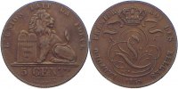 Belgien, Königreich Cu 5 Centimes Leopold I. 1831-1865.