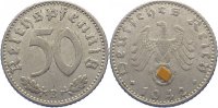 Drittes Reich 50 Reichspfennig Kursmünzen 1933-1945. -