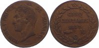 Monaco Cu 5 Centimes Honoré V. 1819-1841.