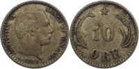 Dänemark 10 Öre 1 Christian IX. 1863-1906. -
