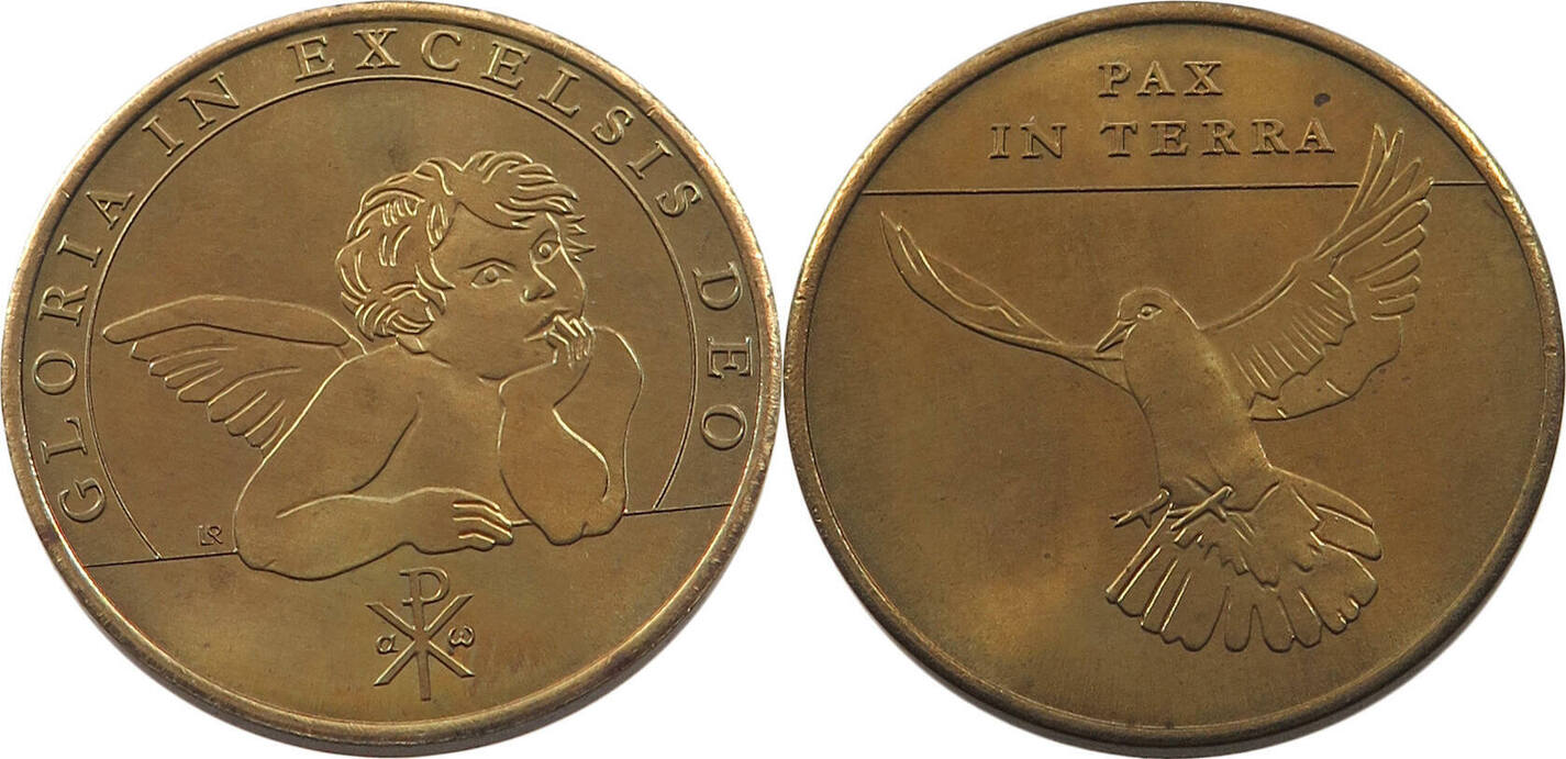 VATICAN MEDAL PAX IN TERRA VZ