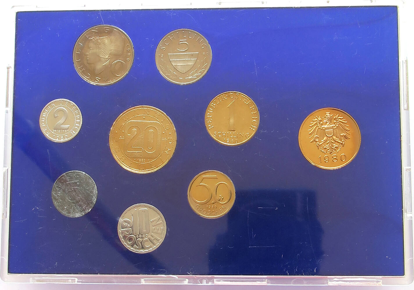 ÖSTERREICH SET 1980 UNC